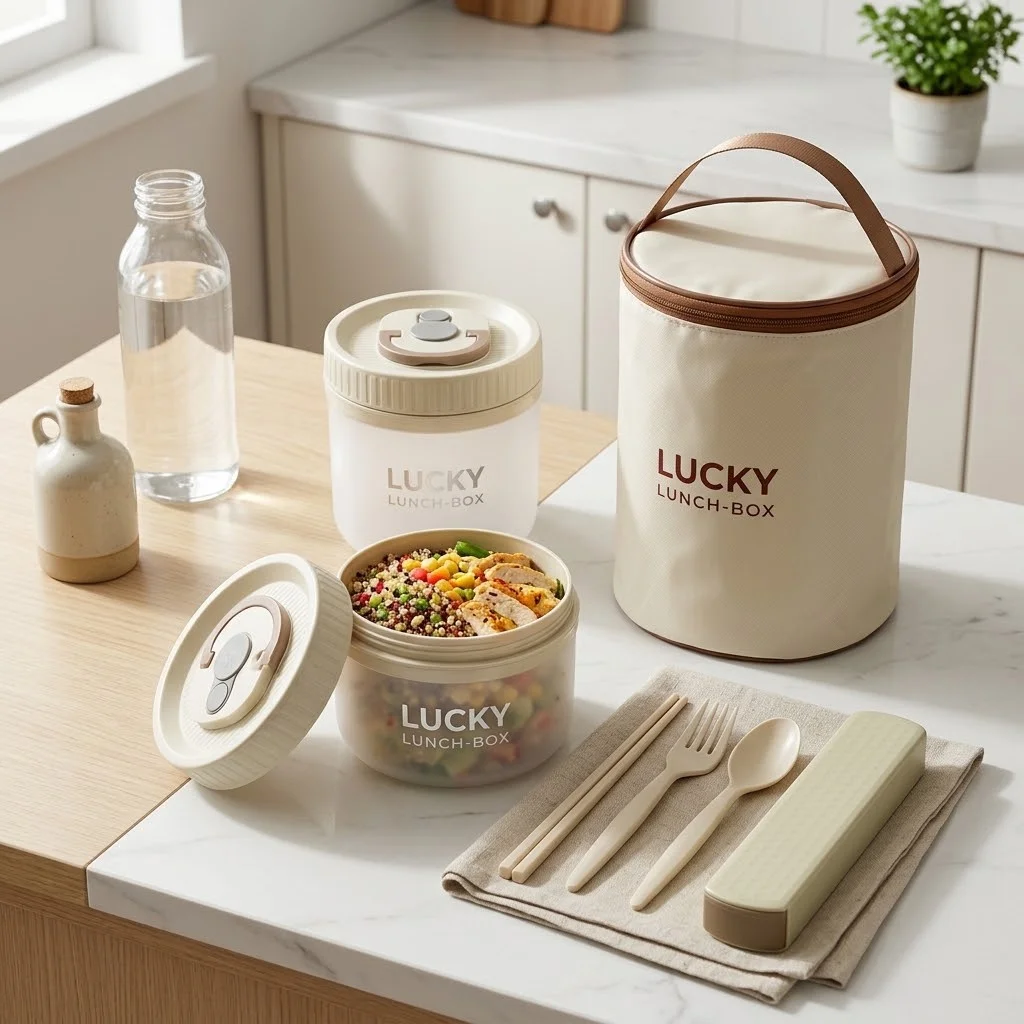 Meal Prep Or Prep Meal - Magnetronbestendige, lekvrije plastic lunchbox, bentobox, maaltijdvoorbereidings-
