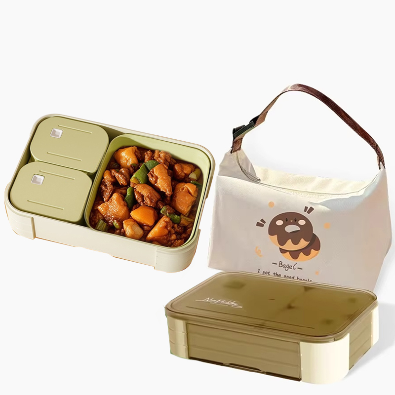 Meal Prep Or Prep Meal - Bento-lunchboxset met meerdere compartimenten Lekvrij en