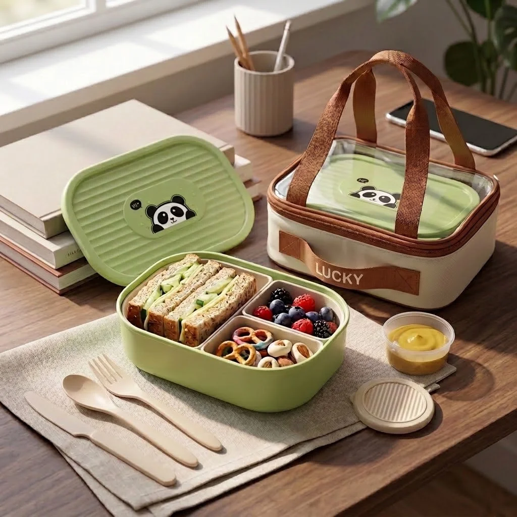 Kinder Bento Lunchbox met Deks - Meal Prep Or Prep Meal recensie en prijs