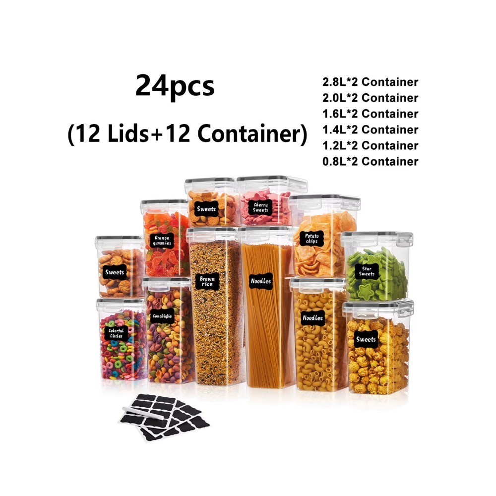 24 stuks afsluitbare voedselbe - Meal Prep With Rice recensie en prijs