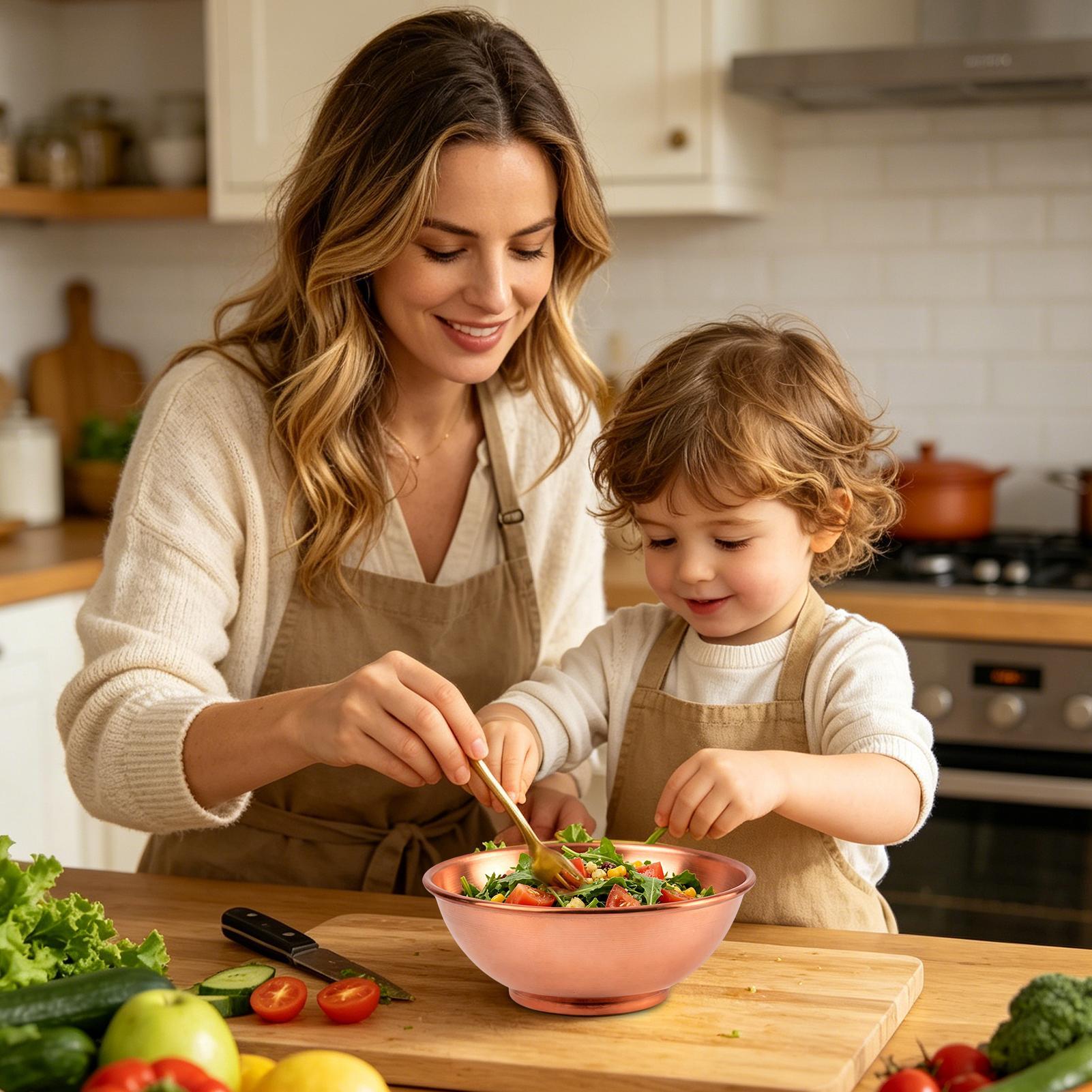 Koperen kom Grote opbergcontai - Meal Prep Bowl recensie en prijs