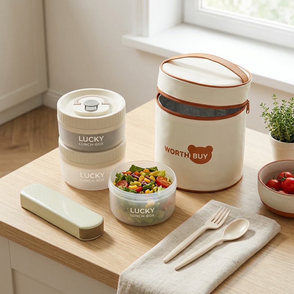 Ronde bentobox, geschikt voor  - Meal Prep Or Prep Meal recensie en prijs
