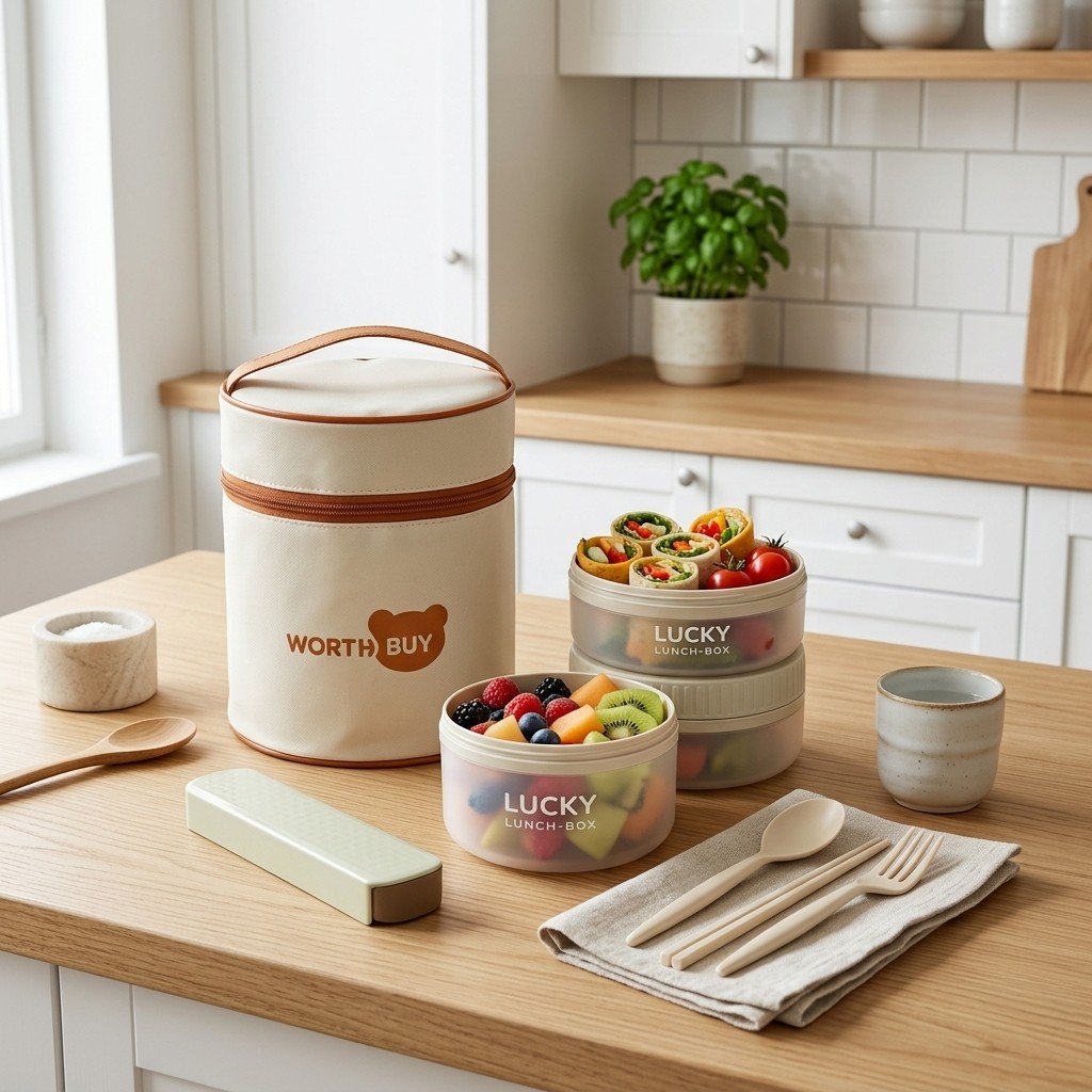 Ronde bentobox, geschikt voor  - Meal Prep Or Prep Meal recensie en prijs